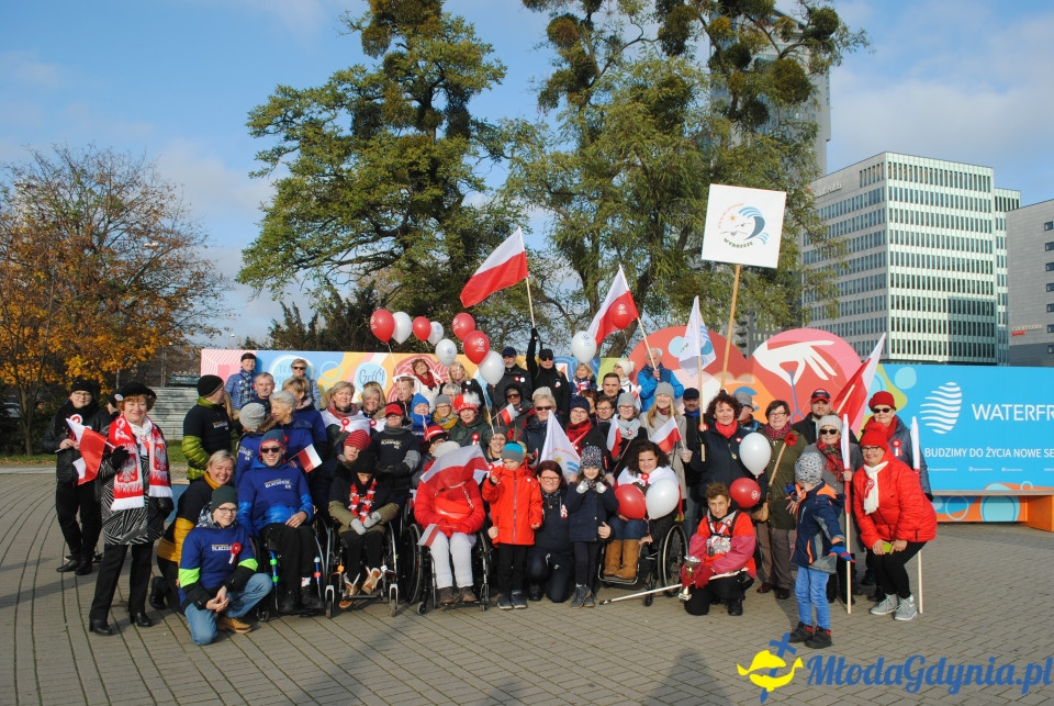 PTTK KT Wybrzeże na Gdyńskiej Paradzie Niepodległości - 11.11.2019 r.