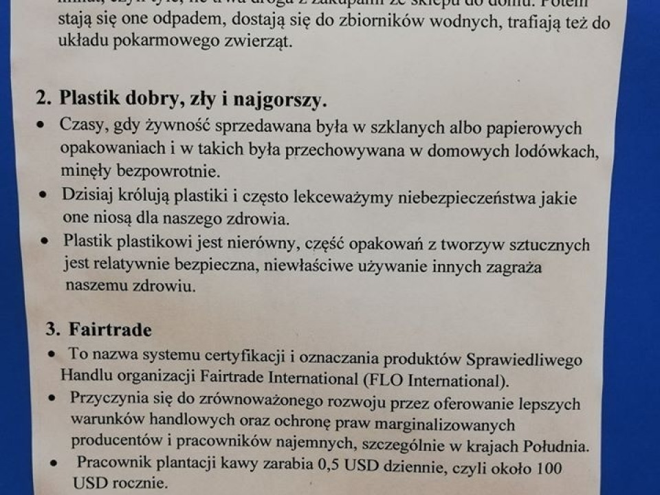 II LO - ostatni dzwonek dla klimatu