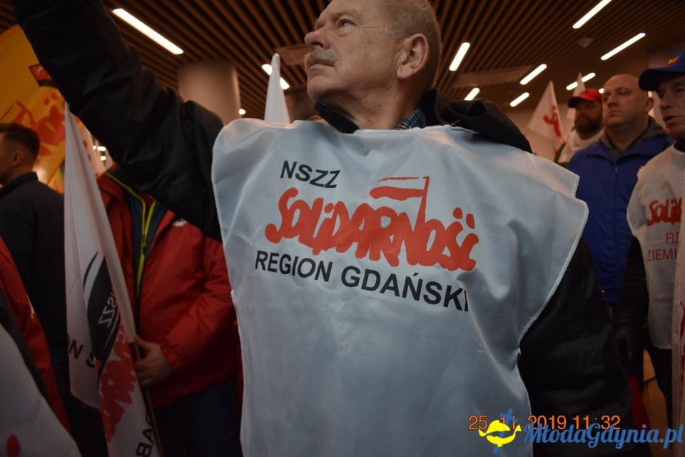 Castorama - protest Solidarności