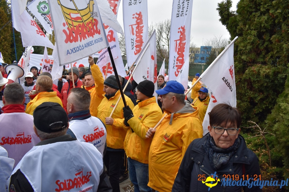 Castorama - protest Solidarności