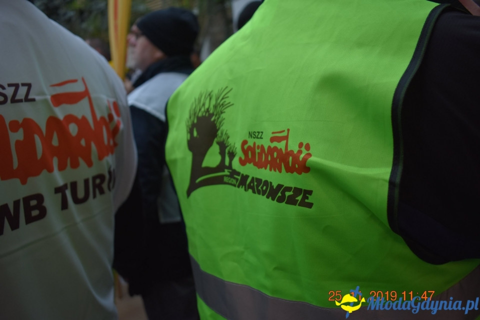 Castorama - protest Solidarności