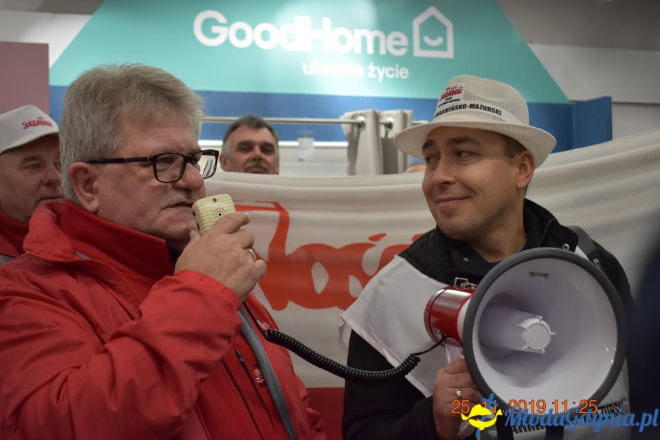 Castorama - protest Solidarności