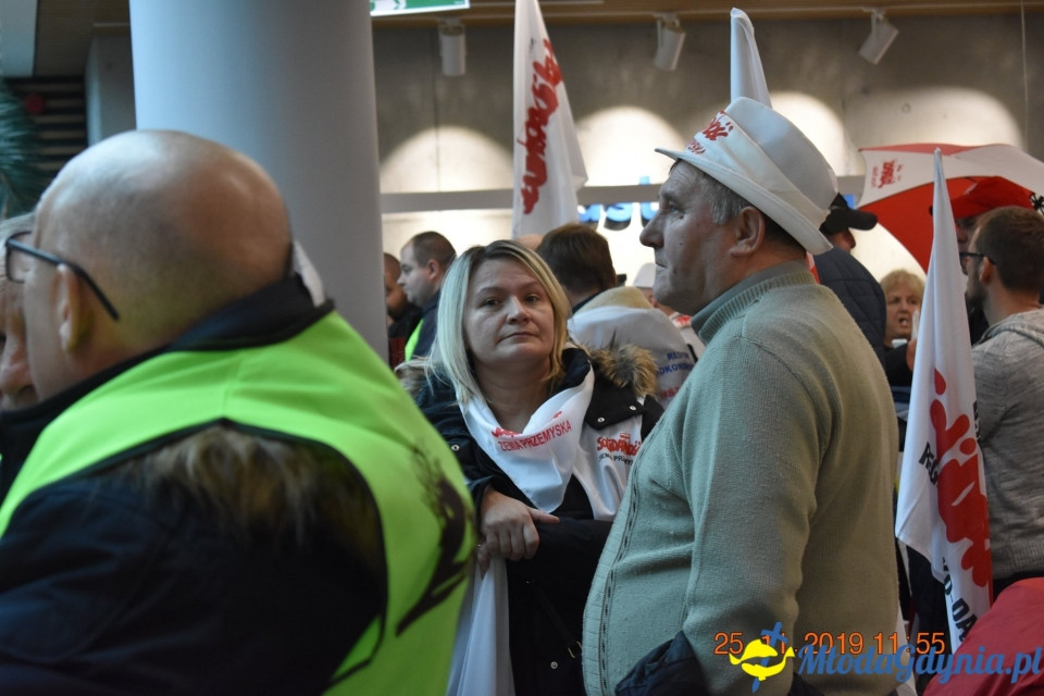 Castorama - protest Solidarności