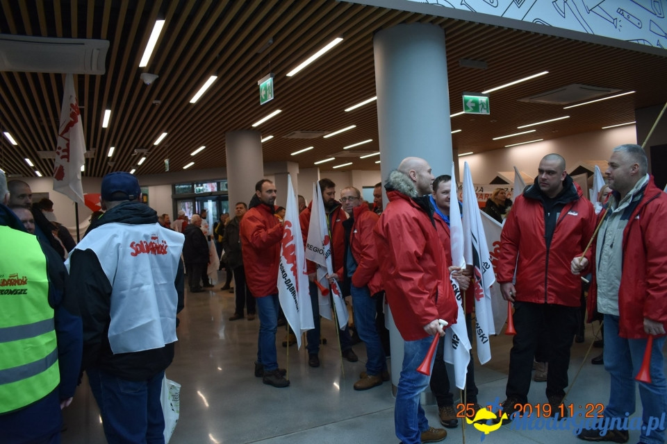 Castorama - protest Solidarności
