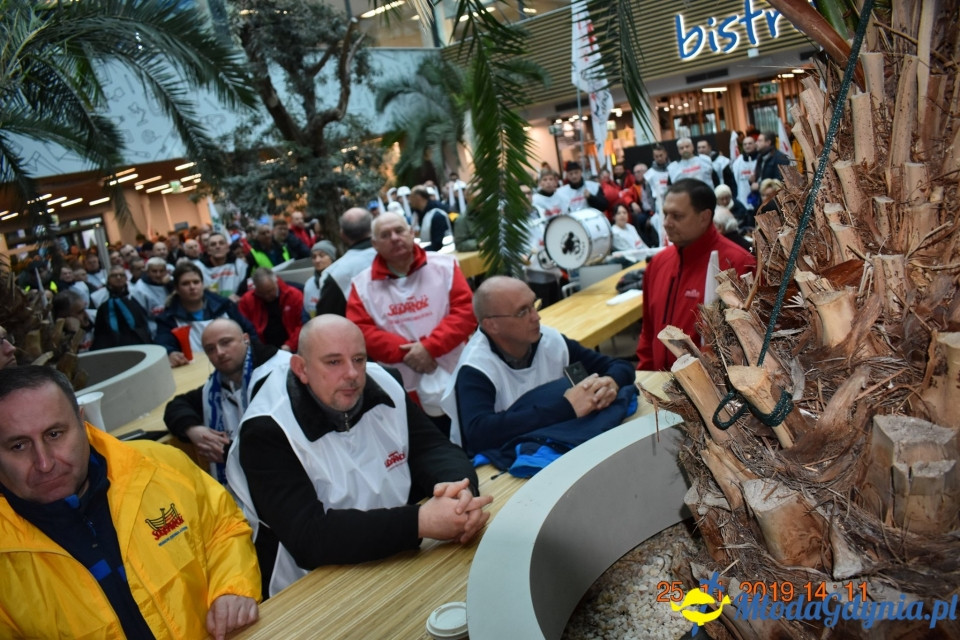 Castorama - protest Solidarności