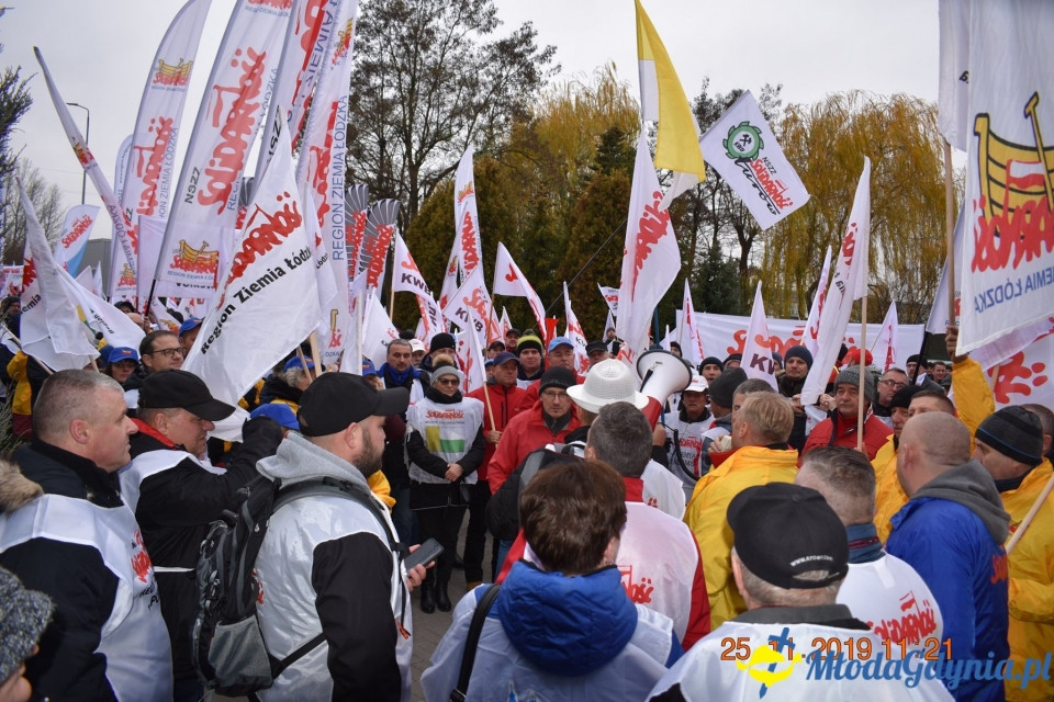 Castorama - protest Solidarności