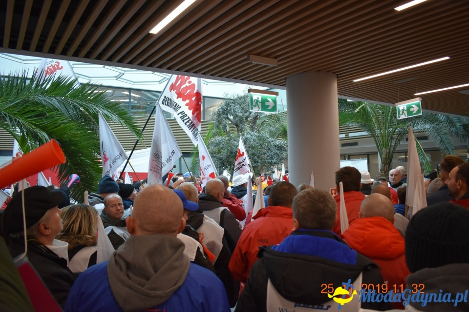 Castorama - protest Solidarności