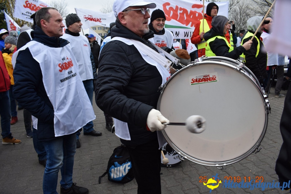 Castorama - protest Solidarności