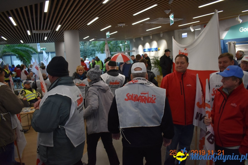 Castorama - protest Solidarności