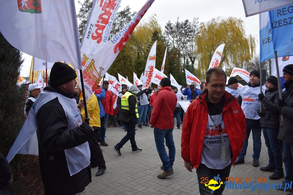 Castorama - protest Solidarności
