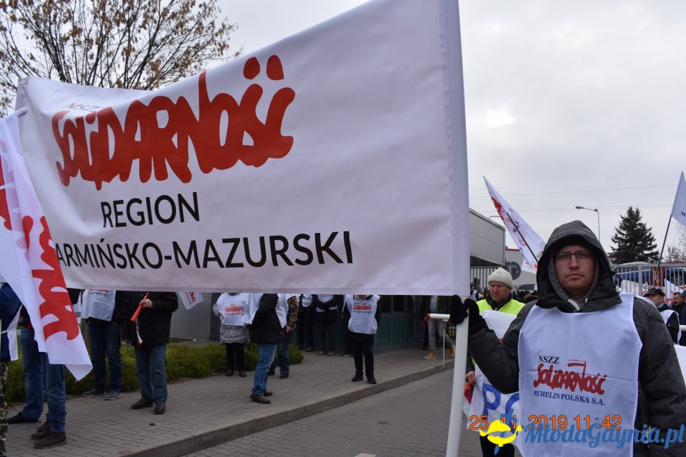 Castorama - protest Solidarności