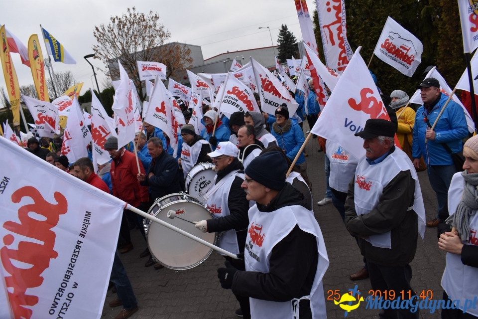 Castorama - protest Solidarności