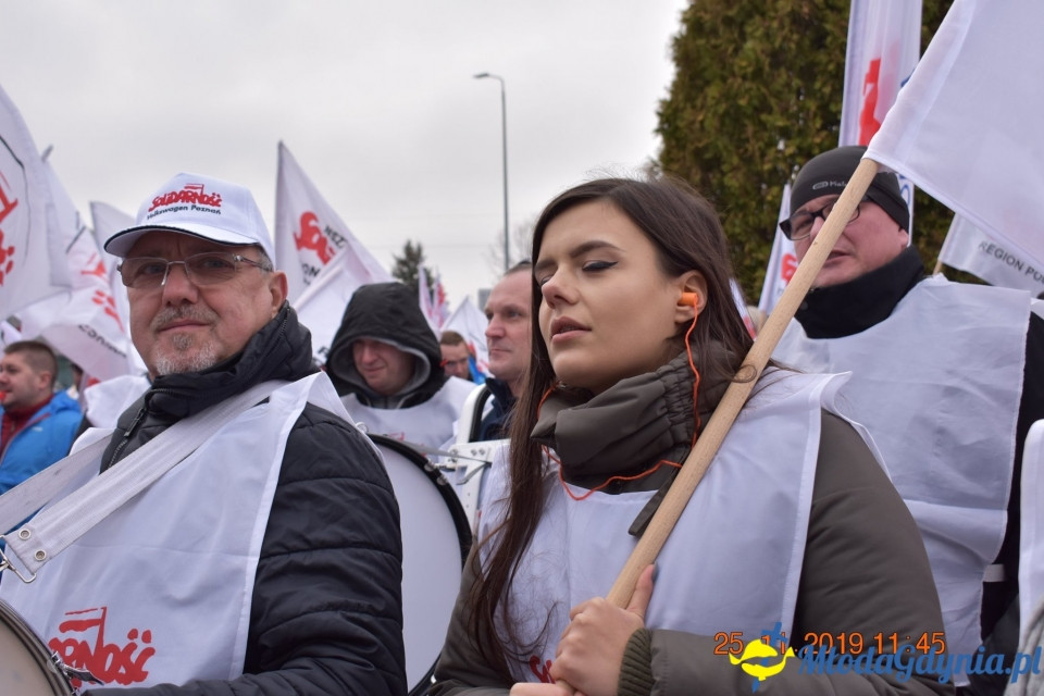 Castorama - protest Solidarności