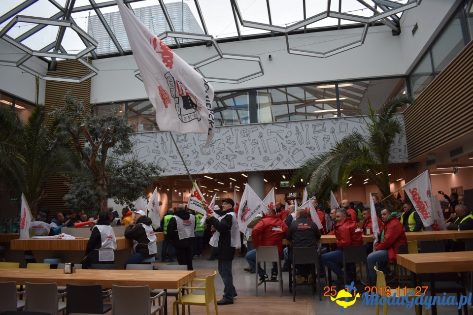 Castorama - protest Solidarności