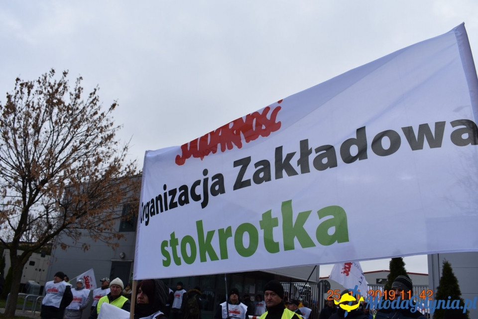 Castorama - protest Solidarności
