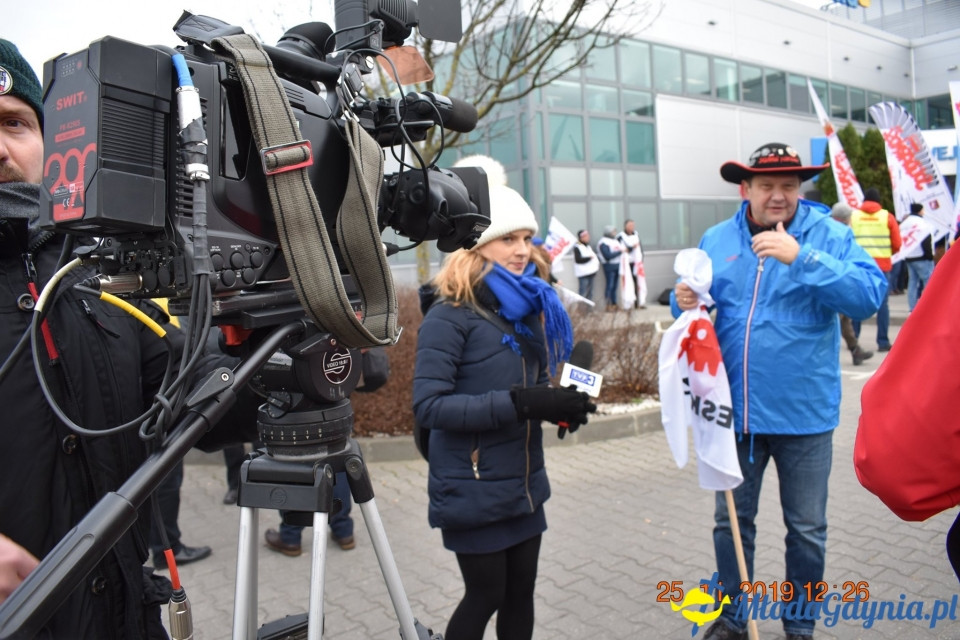 Castorama - protest Solidarności