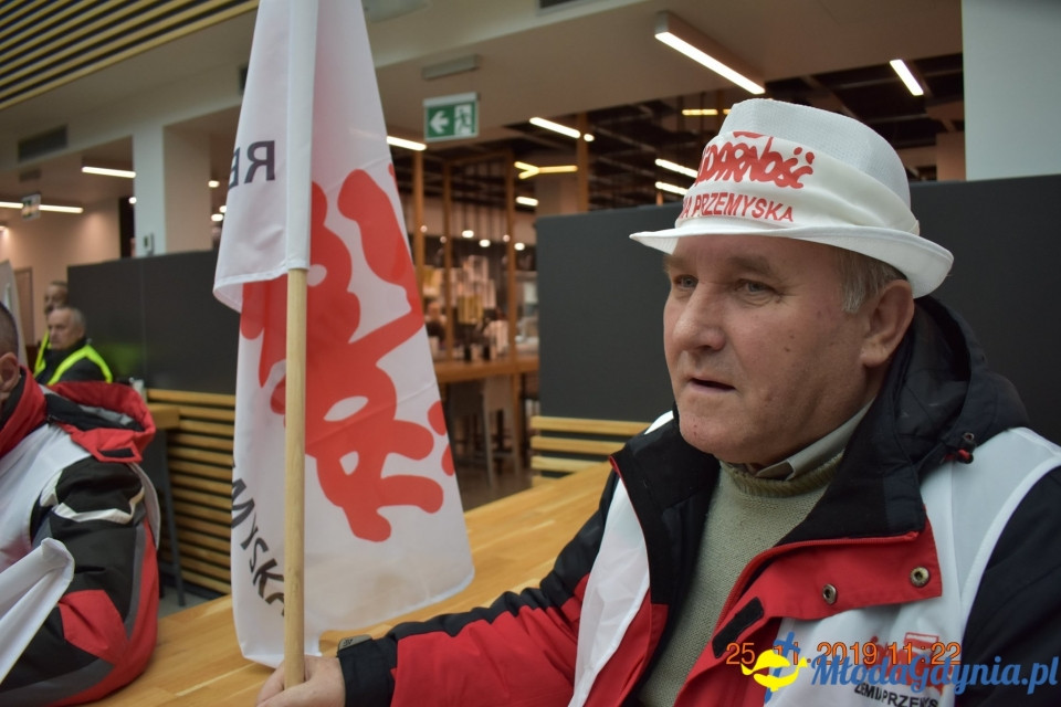 Castorama - protest Solidarności