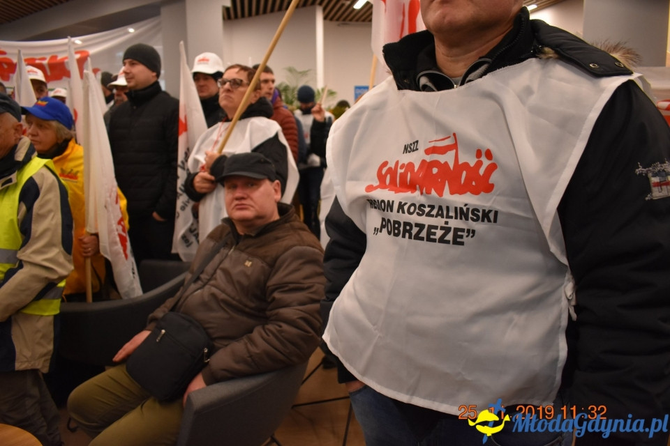 Castorama - protest Solidarności