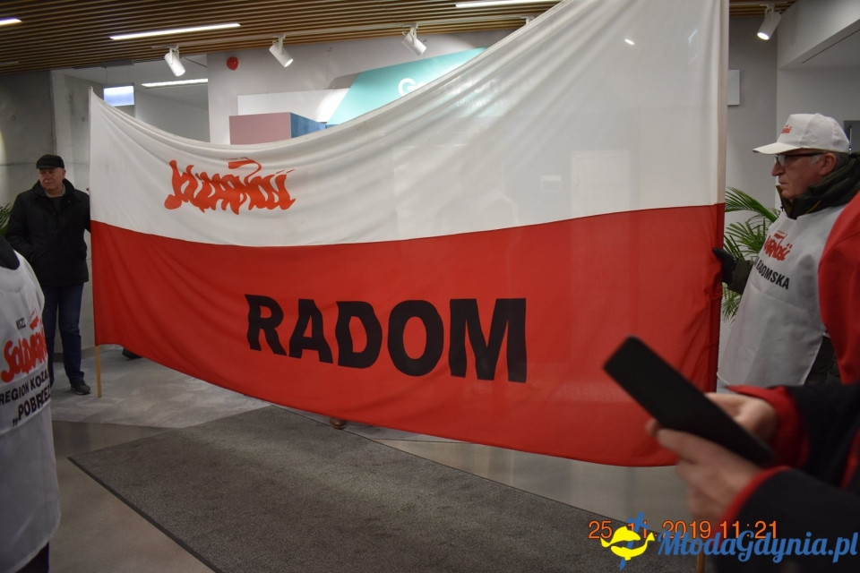 Castorama - protest Solidarności