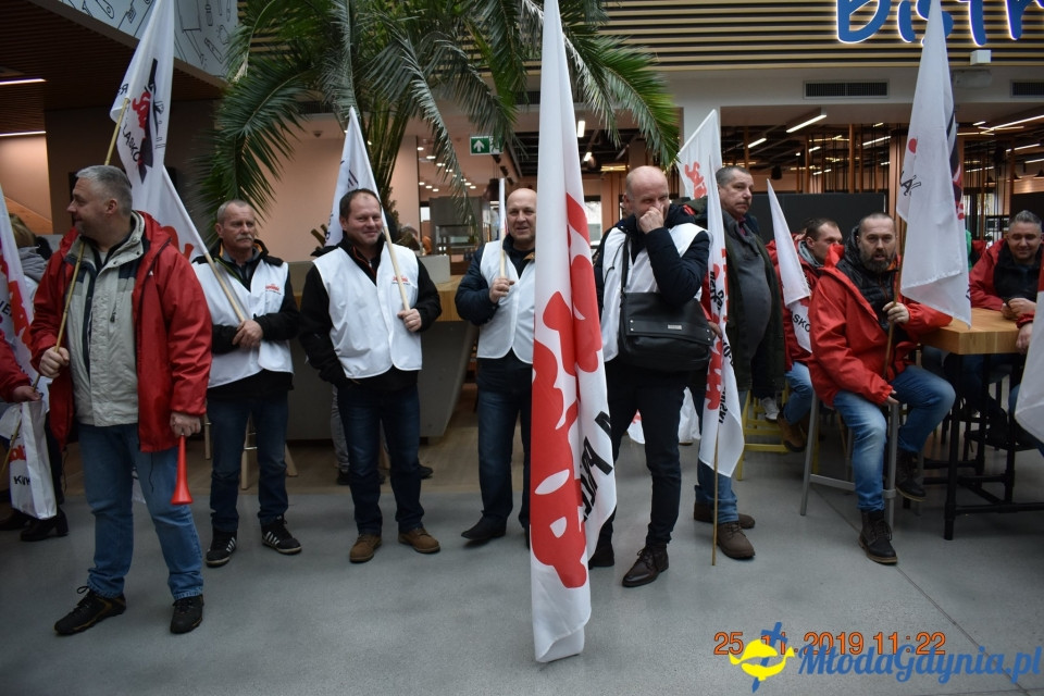 Castorama - protest Solidarności