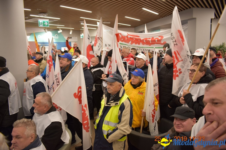 Castorama - protest Solidarności