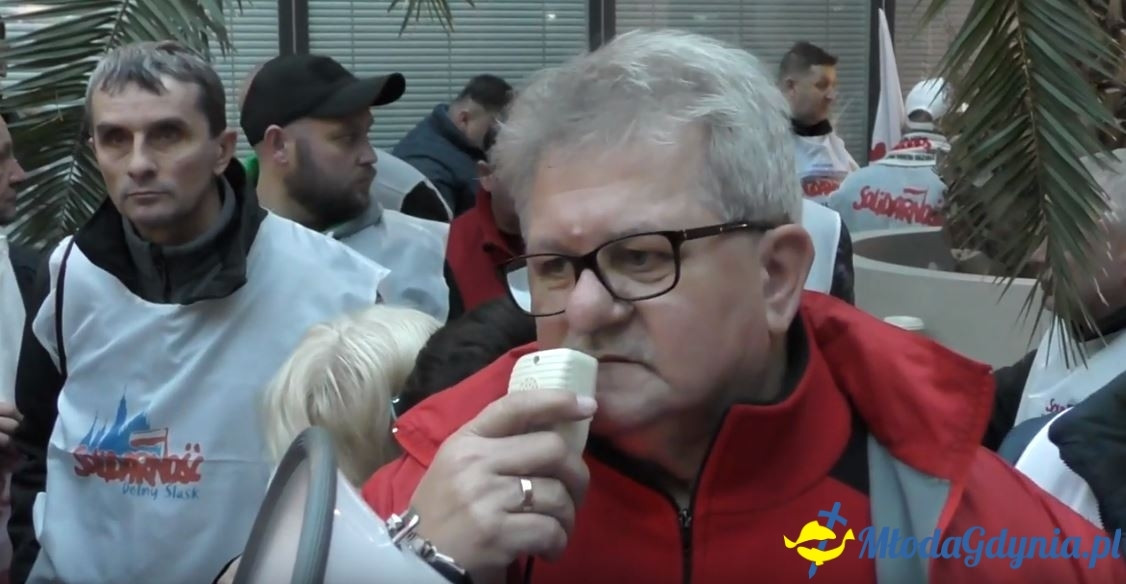 Castorama - protest Solidarności