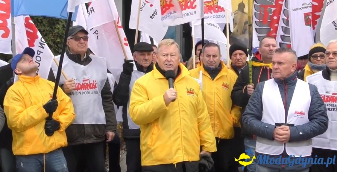 Castorama - protest Solidarności