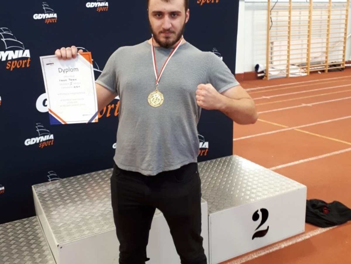 PATRYK KRAUSE MISTRZEM GDYNI W PCHNIĘCIU KULĄ