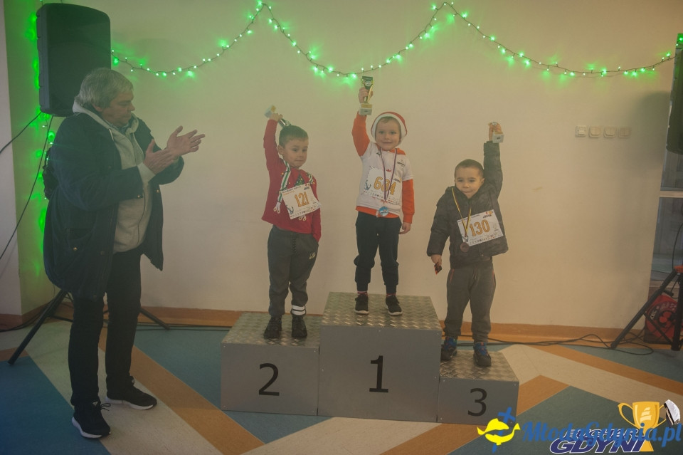 Biegi Mikołajkowe na Dąbrowie 2019