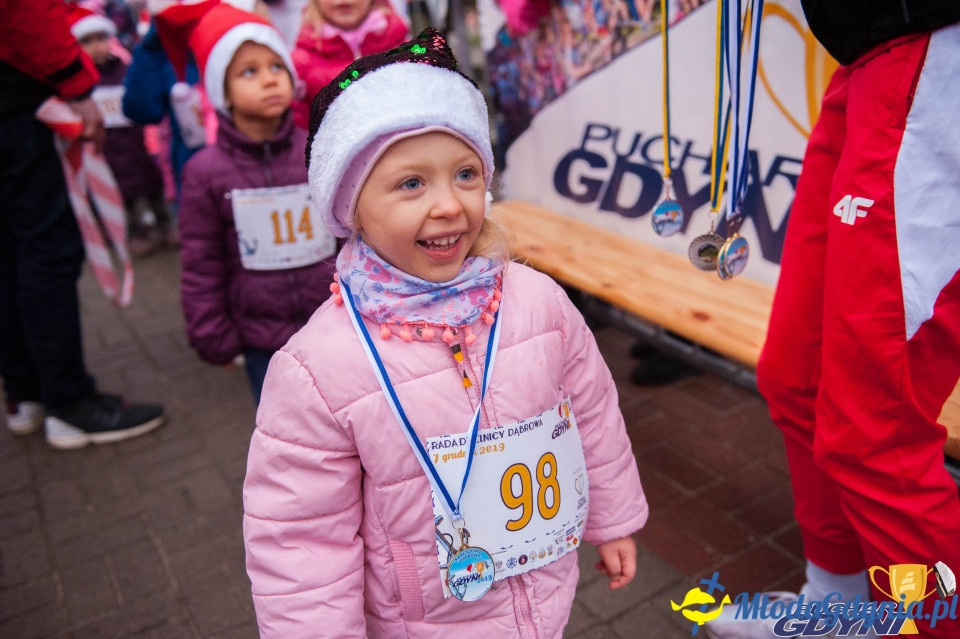 Biegi Mikołajkowe na Dąbrowie 2019