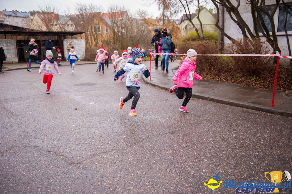 Biegi Mikołajkowe na Dąbrowie 2019