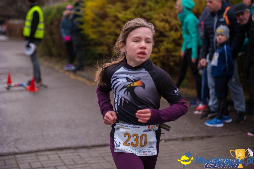 Biegi Mikołajkowe na Dąbrowie 2019