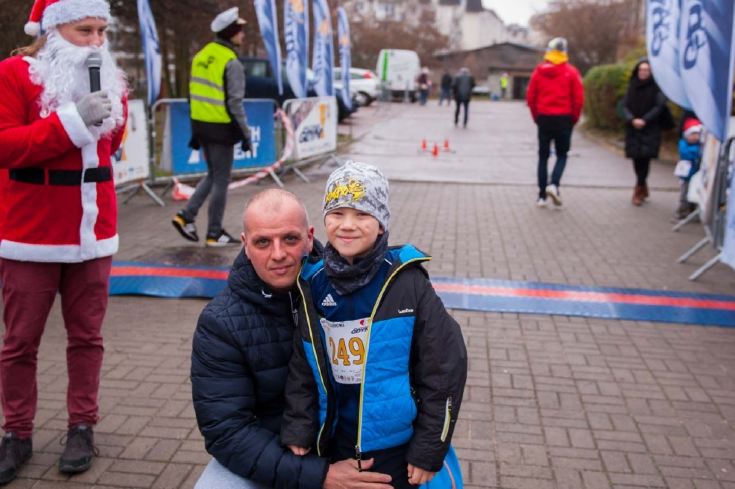 Biegi Mikołajkowe na Dąbrowie 2019