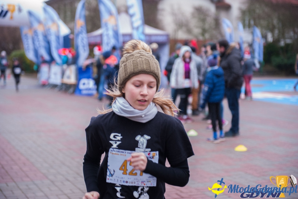 Biegi Mikołajkowe na Dąbrowie 2019