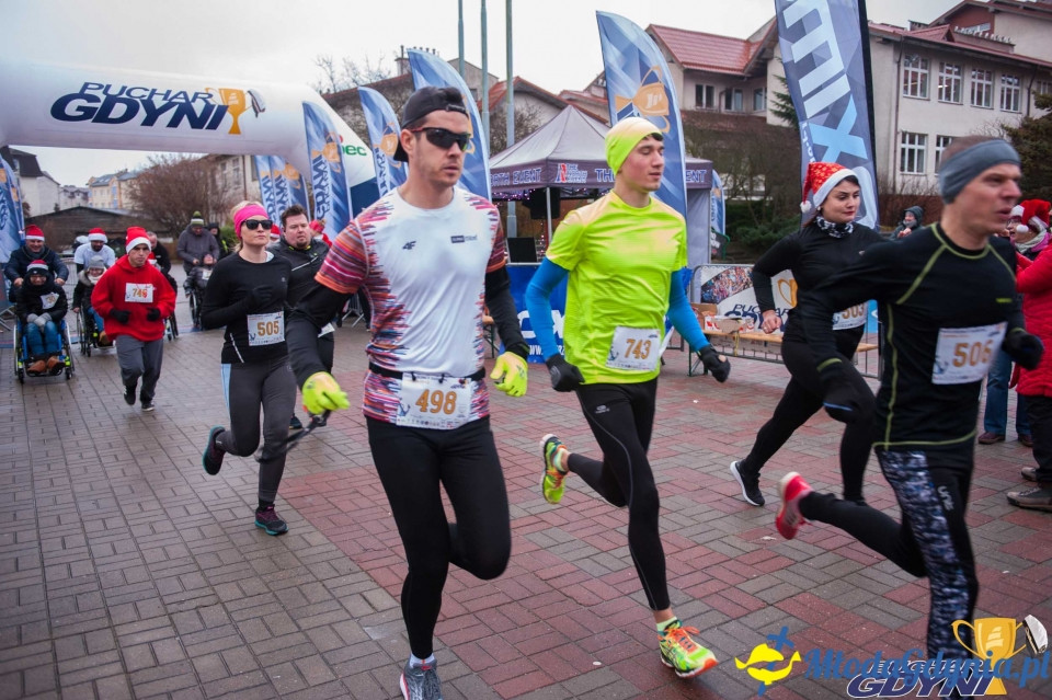 Biegi Mikołajkowe na Dąbrowie 2019