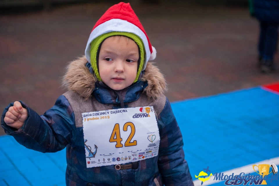 Biegi Mikołajkowe na Dąbrowie 2019