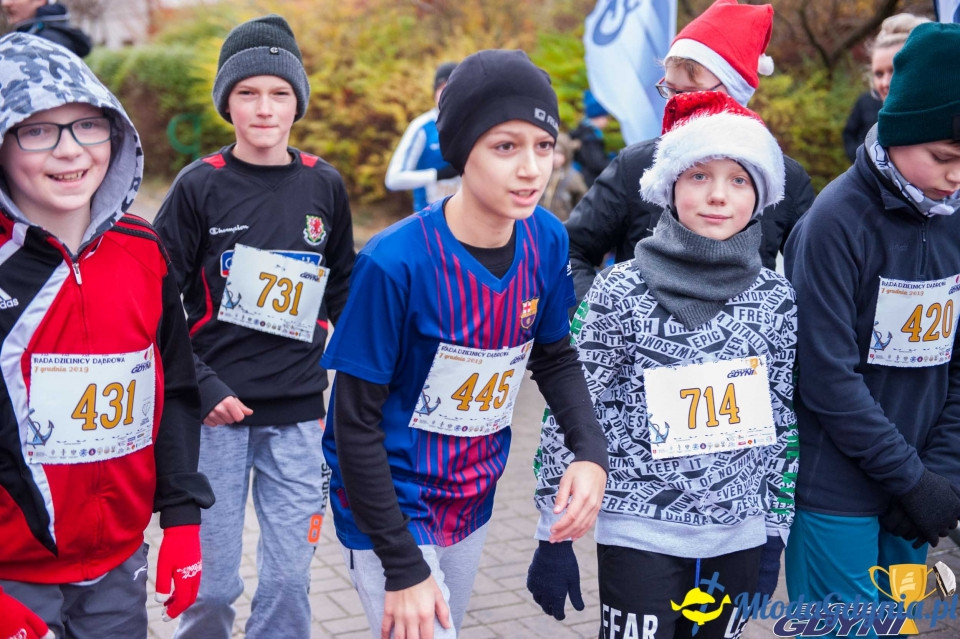 Biegi Mikołajkowe na Dąbrowie 2019