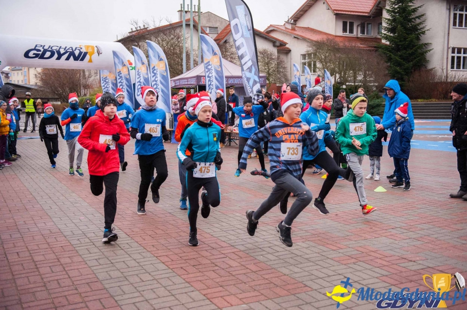 Biegi Mikołajkowe na Dąbrowie 2019