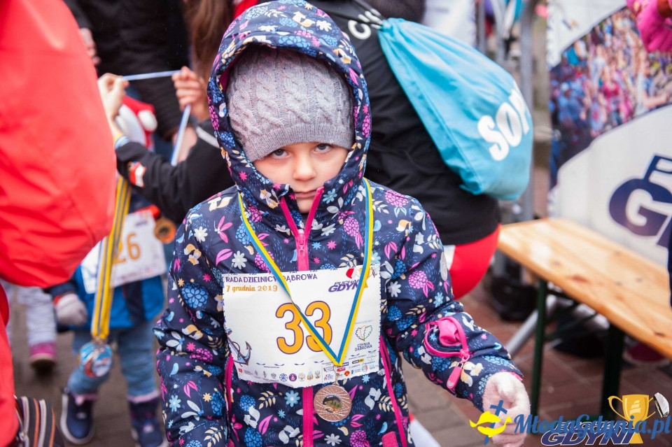 Biegi Mikołajkowe na Dąbrowie 2019