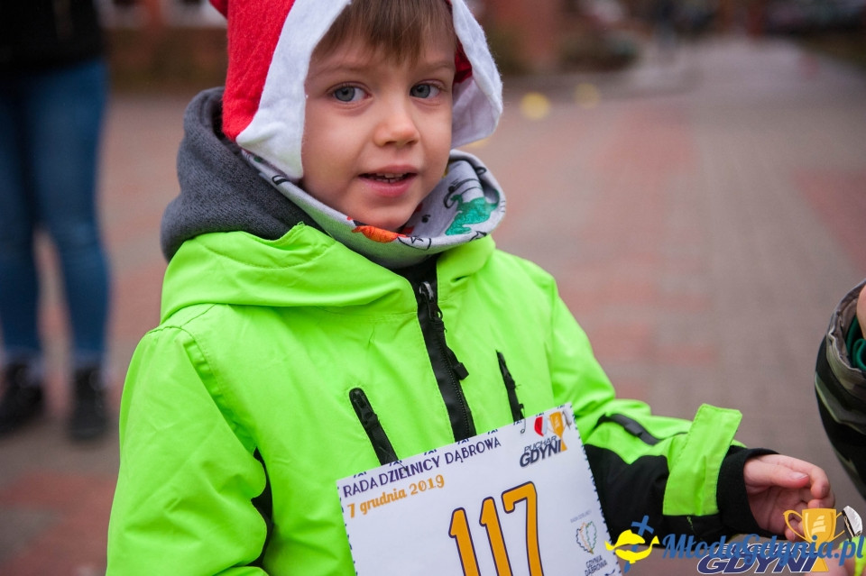 Biegi Mikołajkowe na Dąbrowie 2019