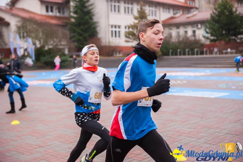 Biegi Mikołajkowe na Dąbrowie 2019