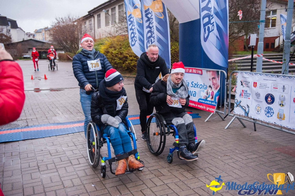 Biegi Mikołajkowe na Dąbrowie 2019