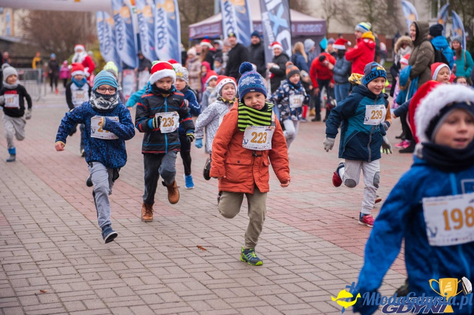 Biegi Mikołajkowe na Dąbrowie 2019