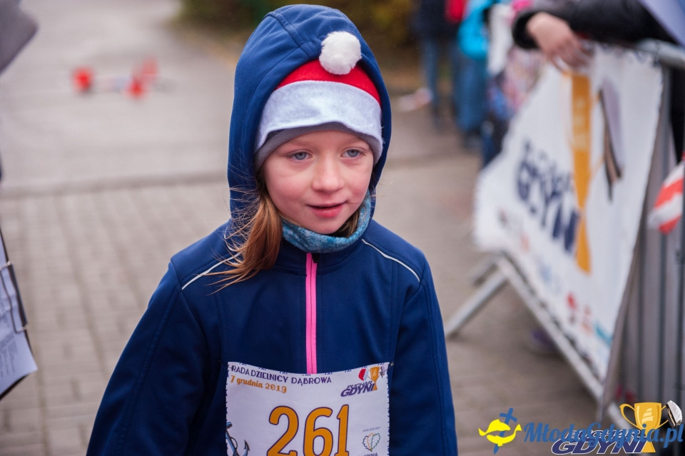 Biegi Mikołajkowe na Dąbrowie 2019