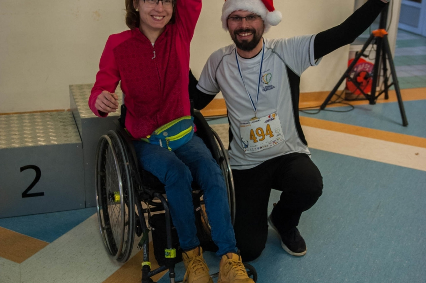 Biegi Mikołajkowe na Dąbrowie 2019