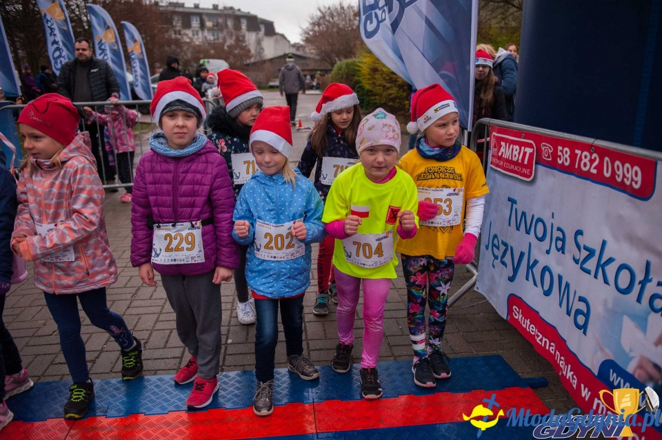 Biegi Mikołajkowe na Dąbrowie 2019