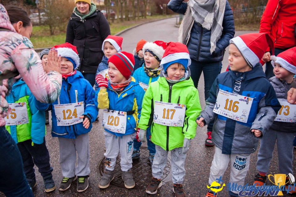 Biegi Mikołajkowe na Dąbrowie 2019