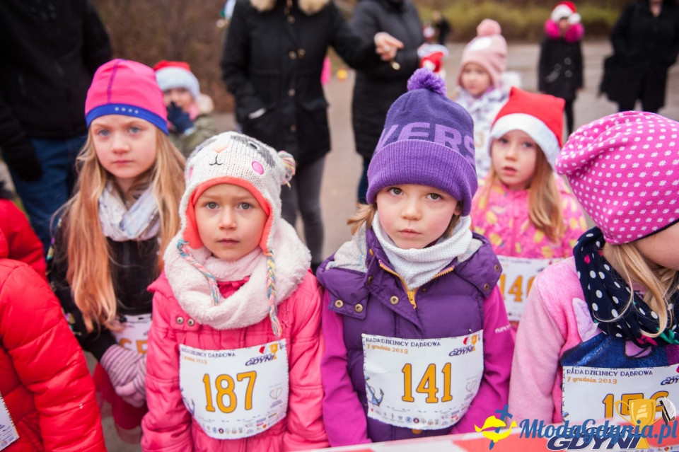 Biegi Mikołajkowe na Dąbrowie 2019