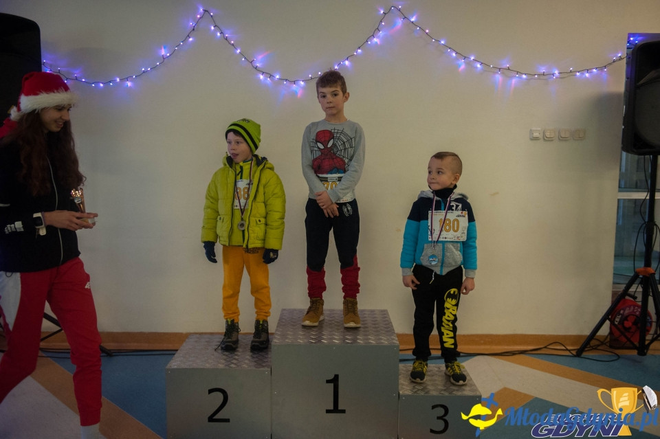 Biegi Mikołajkowe na Dąbrowie 2019