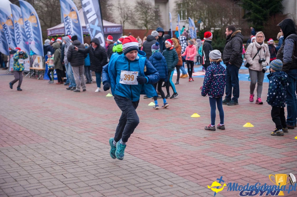Biegi Mikołajkowe na Dąbrowie 2019